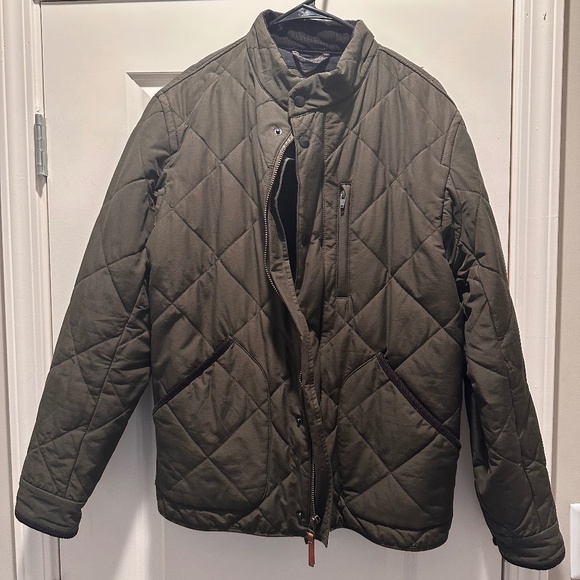 J. Crew Sussex Quilted Jacket - Evergreen Moss - Picture 1 of 3